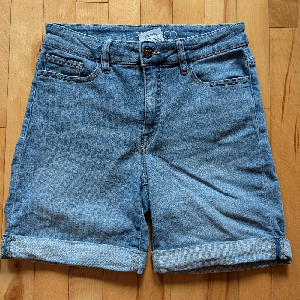 Parasuco Light Blue Jean Shorts